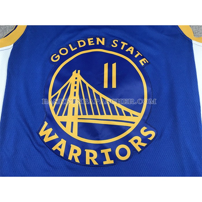 Maillot Golden State Warriors Klay Thompson NO 11 Icon 2022-23 Bleu